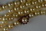 COLLIER de perles de culture chocker diam 0.8 mm beau...