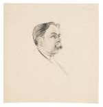 Maurice FEUILLET (Paris 1873 - 1968)
Portrait du témoin " Trarieux...