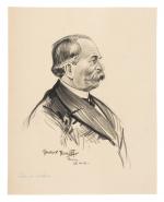 Maurice FEUILLET (Paris 1873 - 1968)
Colonel Cordier
Pierre noire et crayon...
