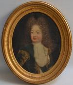 ECOLE FRANCAISE du XVIIIème
Portrait de Louis Alexandre de Bourbon comte...