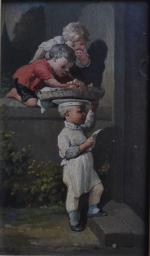 François Louis LANFANT DE METZ (1814-1892)
Le jeune patissier
Huile sur panneau...