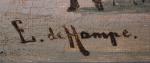 E. DE HAMPE (XIXème)
Guignol
Huile sur toile signée en bas à...