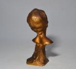 Carl BINDER (1881-1964)
Buste de dame
Bronze doré, signé
Epoque Art Nouveau
H.: 13...