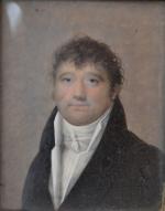 ECOLE FRANCAISE du XIXème
Portrait d'homme
Miniature rectangulaire
5.4 x 4.2 cm à...