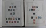 Dans 4 albums Davo, collection de timbres de France oblitérés...