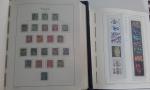 Dans 4 albums Leuchtturm, collection de timbres de France oblitérés...