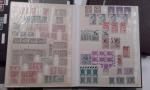 Lot de 10 classeurs : stock de timbres de France...
