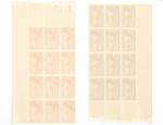 Samothrace n°354+355 : paire en blocs de 12 timbres neufs...