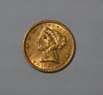Un pièce or, 5 dollars, Liberty 1905