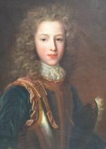 ECOLE FRANCAISE du XVIIIème
Portrait de jeune homme en armure
Huile sur...
