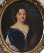 ECOLE FRANCAISE du XVIIIème
Portrait de dame
Huile sur toile ovale
66.5 x...