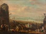 Louis Nicolas VAN BLARENBERGHE (1716-1794)
Chargement de marchandises au bord de...