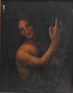 d'après Léonard de VINCI
Saint Jean Baptiste
Huile sur toile
73 x 59.5...