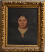 ECOLE FRANCAISE du XIXème
Portrait de dame
Huile sur toile
56 x 46...