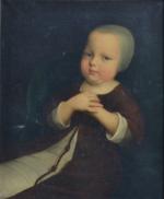 ECOLE du XIXème
Portrait d'enfant
Huile sur toile
46 x 38 cm (léger...