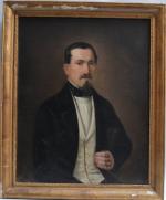 ECOLE FRANCAISE du XIXème
Portrait d'homme
Huile sur toile
81.5 x 64.5 cm...