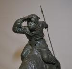 DULANE (XXème)
Le méhariste
Bronze orientaliste à patine brun-vert, reposant sur un...