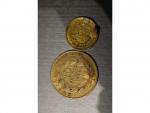 1 PIECE 10 francs or 1868 et une pièce 1...