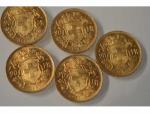 5 PIECES or 20 francs Suisse 1947