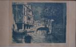 MITTIGANETTI
Venise
Gravure signée
12 x 19 cm à vue