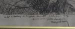 ECOLE FRANCAISE
Sur le champ de bataille
Estampe signée
43 x 53 cm...