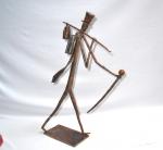 Jean Paul TALVAZ (né en 1966)
Marcheur aux livres
Sculpture en fer
H.:...