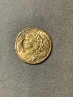 Une PIECE en or 20 francs Suisse, 1916