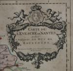 Alexis Hubert JAILLOT (1632-1712)
Carte de l'évesché de Nantes dédiée à...