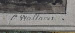 Pierre Joseph WALLAERT (1753-circa 1812)
Vue portuaire
Dessin et lavis signé en...
