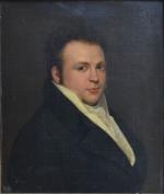 ECOLE FRANCAISE début XIXème
Portrait d'homme
Huile sur toile
55 x 46 cm...