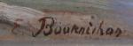 François Édouard BOURNICHON (1816-1896)
Paysage fluvial
Huile sur carton signée en bas...