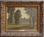 Albert GOSSELIN (1862-1931/40)
Paysage arboré
Huile sur toile signée en bas à...