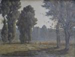 Albert GOSSELIN (1862-1931/40)
Paysage arboré
Huile sur toile signée en bas à...
