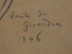 attribué à Ferdinand Sigismond BAC (1859-1952)
Portrait d'Emile de Girardin, 1946....