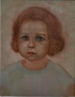 attribué à Berthe SAVIGNY (1882-1958)
Portrait de jeune fille 
Portrait de...