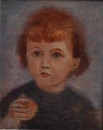 attribué à Berthe SAVIGNY (1882-1958)
Portrait de jeune fille 
Portrait de...