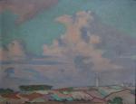 Louis CYLKOW (1877-1934)
Paysage au moulin
Huile sur carton signée en bas...
