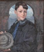 Paul Louis BOUCHARD (1853-1937)
Jeune marin au chapeau, 1916. 
Huile sur...