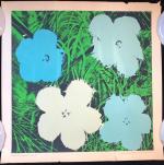 d'après Andy WARHOL (1928-1987)
Flowers
Impression
70 x 70 cm (déchirures, papier jauni)