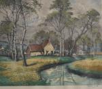 Francis ROTH (1883-1932)
Le ruisseau
Estampe signée en bas à droite
48.5 x...