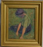 Guy Jean J. DEZAUNAY (1896-1964)
Jeune fille au chapeau
Huile sur panneau...