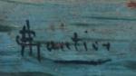 P. GANTIER (XXème)
Paysage méditerranéen
Huile sur panneau signée en bas à...