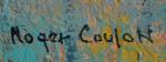 Roger COULON (XX-XXIème)
Bateau au port
Huile sur toile signée en bas...