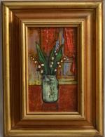 Roger COULON (XX-XXIème)
Bouquet de muguet devant la fenêtre
Huile sur toile...