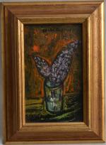 Roger COULON (XX-XXIème)
Bouquet de fleurs dans un verre
Huile sur toile...
