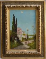 A. COSTA (XIXème)
Paysage italien
Huile sur toile signée en bas à...