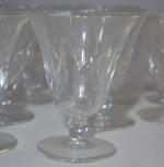 SAINT LOUIS
Service de verres en cristal, comprenant:
- 10 grands verres....