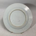 CHINE
Assiette en porcelaine à décor Imari
XVIIIème
D.: 22.5 cm (fêles et...