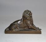 d'après Frédéric Auguste BARTHOLDI (1834-1904)
Lion de Belfort
Bronze signé "A. Bartholdi",...