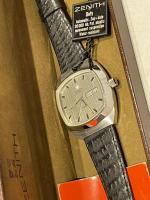 ZENITH MONTRE bracelet en acier modèle DEFY année 70, automatique,...